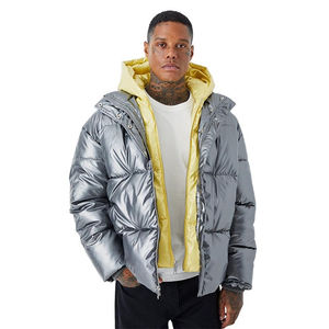 Vestes matelassées pour hommes, vestes matelassées pour garçons, vestes rembourrées coupe-vent en polyester, fabrication OEM - Product Image 1