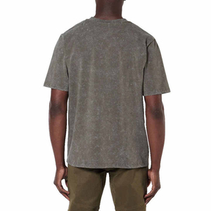 เสื้อยืดแขนสั้นทรงโอเวอร์ไซส์ผ้าฝ้าย 100% ระบายอากาศได้ดี สำหรับผู้ชาย ผลิตโดยผู้ผลิตมืออาชีพ รับผลิตแบบ OEM ODM ปรับแต่งได้ตามต้องการ รุ่น 2026 - Product Image 3