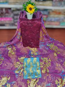 Tissu Jacquard de Luxe pour Robe Fransawi Dirac Somalienne, Dernière Collection Grace, Sensation de Luxe, pour Femmes Somaliennes - Product Image 4