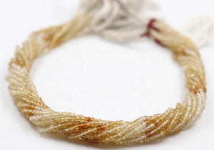 ลูกปัดสีเหลืองมะนาวธรรมชาติขนาด3มม. สำหรับทำเครื่องประดับ - Product Image 3