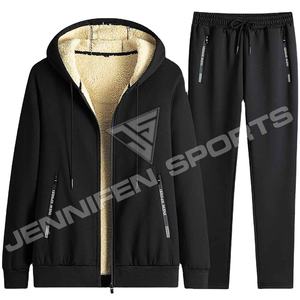 Men's Winter Tracksuit Custom Breathable Heavyweight 100% Polyester Fabric Zipper <b>Jacket</b> with Fur Lining Digital Print Quick Dry - Product Image 1