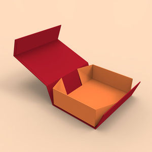Cajas de Regalo Rígidas Rojas Personalizadas al por Mayor con Impresión de Logotipo, Cajas de Embalaje de Cartón Premium para Regalos de Lujo y Productos de Venta al por Menor - Product Image 3
