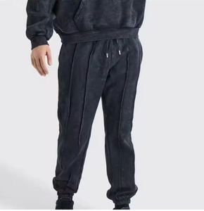 Survêtement délavé à l'acide 100 % coton, disponible en gros à prix raisonnables, respirant, pour hommes - Product Image 6