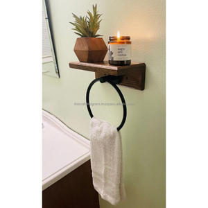 Accent <b>Towel</b> <b>Rail</b> Decorative Metal <b>Towel</b> Holder Metal <b>Towels</b> Hanging <b>Stand</b> Bathroom Wall Mount New Style <b>Towel</b> Cloth holder - Product Image 6