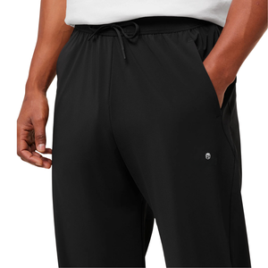 Pantalon de jogging hybride pour homme, coupe classique, noir, extensible, doux, pour la gym, l'entraînement, le sport, décontracté - Product Image 5