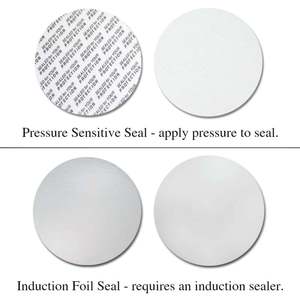 Hot Sale Heat Sealing Induction Aluminium Foil <b>Easy</b> Peel <b>off</b> Seals Gasket Lid Self Adhesive Pump Sprayer Cap Liner sealed - Product Image 4