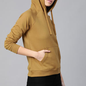 Sudaderas con capucha casuales de moda para mujer, tallas grandes, OEM, logotipo personalizado, forro polar, color sólido, antipilling, transpirables. - Product Image 3