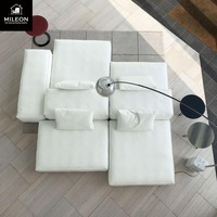 Sofás Modulares Nórdicos para Vestíbulos de Hoteles, Salas de Estar, Salas de Exhibición, Sofás Modernos Minimalistas de Alta Gama Hechos a Medida para Apartamentos