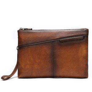 Bolso de Mano Clásico Hecho a Mano en Cuero Genuino, Bolso de Mano Económico para Damas, Ideal para Fiestas, Eventos Nocturnos y Salidas Casuales - Product Image 5