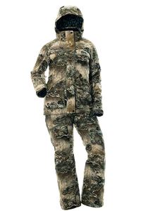 Ensemble de chasse pour homme en softshell camouflage, veste et pantalon imperméables à manches longues, tenue d'extérieur automne, motif FG - Product Image 2