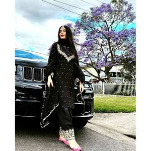 Conjunto de Top y Pantalón de Diseñador para Mujer con Dupatta para Fiestas - Product Image 2