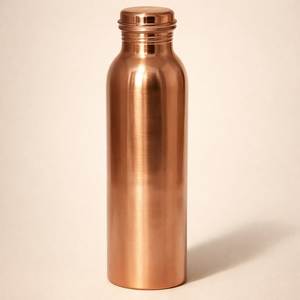 Bouteille d'eau en cuivre martelé avec couvercle à vis, gourde métallique portable très demandée pour la salle de sport et le bureau, bouteille d'eau en cuivre. - Product Image 3
