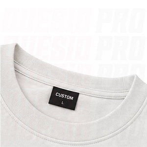 T-shirt personnalisé en coton pour homme – Streetwear premium à col ras du cou, manches courtes, impression en relief, décontracté et oversize - Product Image 6
