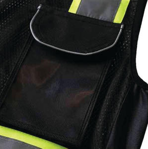 Chaleco de Seguridad Industrial Transpirable al por Mayor, Chaleco Reflectante de Alta Visibilidad para Trabajo de Construcción con Bolsillos - Product Image 4