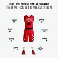 Seragam Basket Sublimasi Kustom untuk Pertandingan Profesional, Desain Kain Elastis yang Nyaman, Set Jersey & Celana Pendek Basket