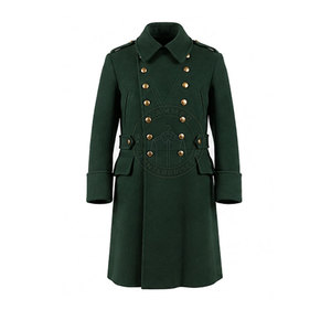 Trench-coat pour homme sur mesure en toile de coton/laine, longueur standard, écologique, surface lisse, fermeture sécurisée - Product Image 2