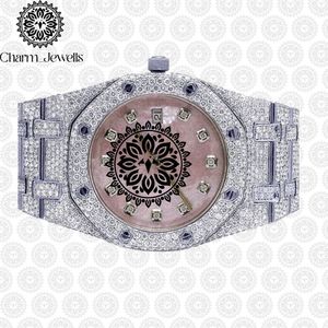 Reloj de Lujo para Hombre Charm_Jewells, Caja de Acero Inoxidable de 40 mm, Movimiento Mecánico Analógico, Cristal de Zafiro Luminoso, Cierre Plegable Vintage - Product Image 4