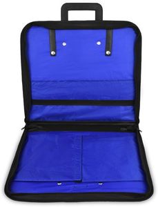 Étui pour tablier souple de Maître Maçon de Loge Bleue Maçonnique, fait main et brodé - Provincial MM/WM 16x18 - Product Image 6