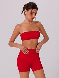 Block Seamless Backless Running Yoga Pants Cycling Sports <b>Knee</b>-Length Fitness Set Printing High Stretch Lightweight - Product Image 4