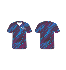 Custom Sublimation Baseball Jersey V Neck Polyester Moisture Wicking Sports Team Uniform <b>Athletic</b> Shirt OEM Manufacturer - Product Image 1