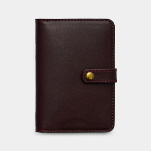 Porta Pasaportes de Cuero Genuino para Uso Diario, con Bloqueo RFID, Unisex, para Viajes, Modelo PTH-0101 - Product Image 1