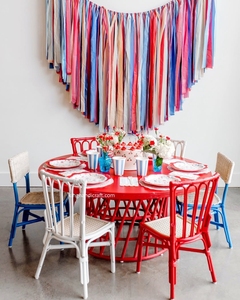 Chaises en rotin faites à la main pour enfants, idéales pour la location événementielle, les fêtes d'anniversaire, les mariages, la décoration rustique d'événements et de fêtes - Product Image 3