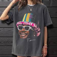 T-shirt délavé et vieilli pour femme, en coton épais de luxe, imprimé graphique, style décontracté - Product Image 2