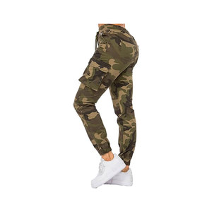 Knitted Drawstring Waist <b>Ankle</b>-Length Jogger Pants Casual Fit Regular Mid Waist Breathable Spandex Cotton Blend - Product Image 2