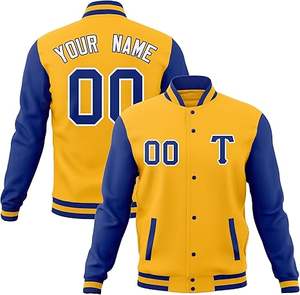 Chaqueta de Invierno Cálida y Cómoda para Hombre, Estilo Letterman, con Cuello Alto, Logotipo Frontal, Resistente al Viento, Ecológica, de Alta Calidad a un Precio Razonable - Product Image 1