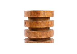 Taburete de Madera de Teca Natural Estilo Escandinavo con Acabado Ecológico, Ideal para Decoración del Hogar, Asientos de Cafetería y Muebles de Hotel - Product Image 2