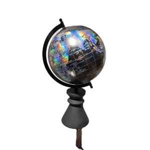 Black Ocean World Globe Desk Decor Earth Globe World Globe (Medium Black ) Ideal para la decoración del hogar - Product Image 1