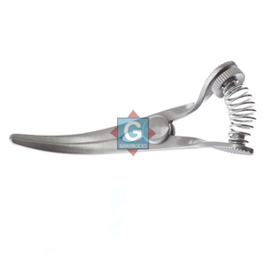 Pince Glover Bulldog Courbée Réutilisable en Acier Inoxydable de Qualité Médicale pour Instruments Chirurgicaux - Product Image 4