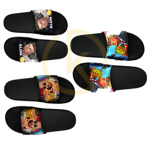 Sandalias de PVC Personalizadas de Moda Invernal, Ligeras, Bordadas con Piel de Oveja, Punta Abierta, Plantilla Suave y Transpirable, Antideslizantes, de Secado Rápido - Product Image 1