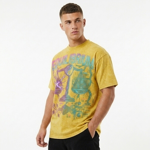 T-shirt Culturel Homme à Séchage Rapide, Impression de Logo Personnalisable, T-shirts Oversize Unis, Vêtements de Travail, Maillot à Manches Courtes - Product Image 5