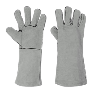 Guantes de Cuero Vacuno Rojo de Primera Calidad, Resistentes a Impactos y Abrasión, para Trabajo Pesado y Protección de Manos y Brazos en la Lucha Contra Incendios - Product Image 6