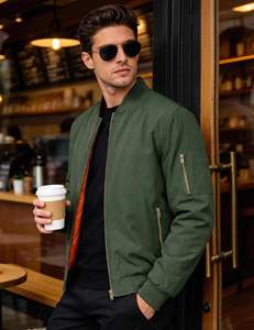 Chaqueta Ligera para Hombre, Resistente al Agua, con Cierre Completo, Cortavientos, Logotipo Personalizado, Ropa Deportiva, Directo de Fábrica - Product Image 2