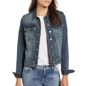 Chaqueta vaquera ligera, cómoda y económica para mujer, estilo casual. - Product Image 1