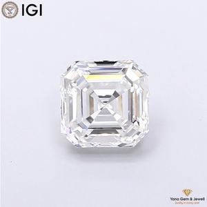 Diamante Cultivado en Laboratorio CVD con Corte Asscher, Claridad VS1, Color E, Certificado IGI, 1.50 Quilates, para Bodas de Lujo - Product Image 1