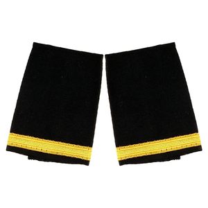 Épaulettes d'uniforme formel Office Commander en toile tissée couleur unie, badges classiques personnalisés à coudre, épingle de sûreté, dentelle - Product Image 4