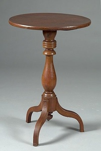 Table basse traditionnelle en bois, plateau rond festonné, table d'appoint décorative, meuble de salon, style antique - Product Image 2