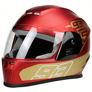 Cascos Ligeros con Logotipo Personalizado para Motocicleta, <span class=keywords><strong>Casco</strong></span> de Seguridad Integral para Motociclistas, Accesorios para Motocicleta - Product Image 1