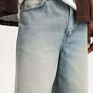 High Quality <b>Men</b> Casual Baggy <b>Jeans</b> Shorts Cotton Loose Fit Breathable Summer Street Wear Vintage Stylish Design - Product Image 5