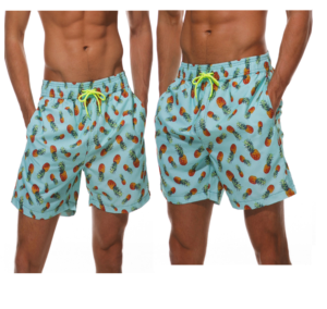 Men's Pineapple Print Beach Shorts - Tropical Fruit Pattern Quick Dry <b>Swim</b> Trunks <b>Board</b> Shorts Men's Pineapple Print <b>Swim</b> Trunk - Product Image 5
