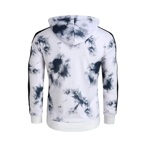 Sudadera Deportiva para Hombre, Sublimada, con Patrón de Hojas, de Forro Polar Suave, de Secado Rápido, de Poliéster, con Capucha, Manga Larga, Transpirable, para Correr, Gimnasio, Casual - Product Image 5