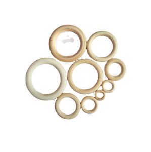 Natural wooden rings Macrame wooden rings <b>Kitchen</b> Decor Smooth Wooden restaurant home wedding decor hotel office tableware - Product Image 1