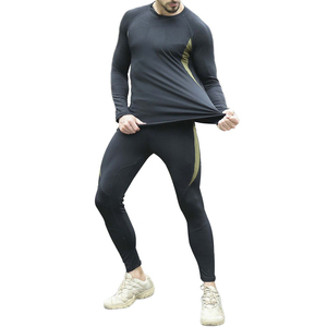 Ropa deportiva al por mayor para hombre, conjunto deportivo de gimnasio, traje de compresión para entrenamiento, camisetas y pantalones para hombre - Product Image 2