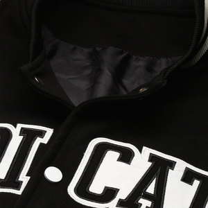 Chaquetas Varsity con Capucha para Hombre, Corte Holgado, Logotipo Personalizado, Cuello Alto, Logotipo en la Parte Delantera, Diseño con Letras, Transpirables y Resistentes al Viento - Product Image 6