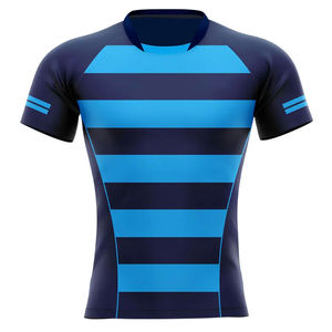 Ventes en gros d'uniformes de rugby de haute qualité à impression numérique, tailles plus grandes, avec des designs personnalisés et des noms d'équipe pour le commerce professionnel B2B - Product Image 5