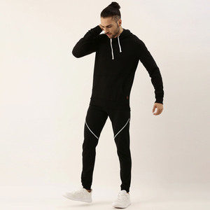 Conjunto Deportivo Personalizado para Hombre, Talla Grande, con Capucha, Casual, Resistente al Viento, Transpirable, 100% Algodón, Ropa Deportiva de Invierno para Entrenamiento al Aire Libre - Product Image 3