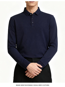Wholesale Men's <b>Polo</b> <b>Shirt</b> Premium Cotton \Polyester <b>Polo</b> Custom Embroidered Logo Casual Wear - Product Image 5